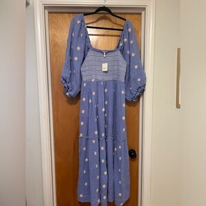 Dahlia Embroidered Maxi Dress